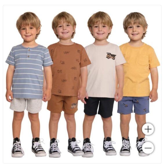 Pekkle Kids' 4-pack Tee 3T - Picture 1 of 7